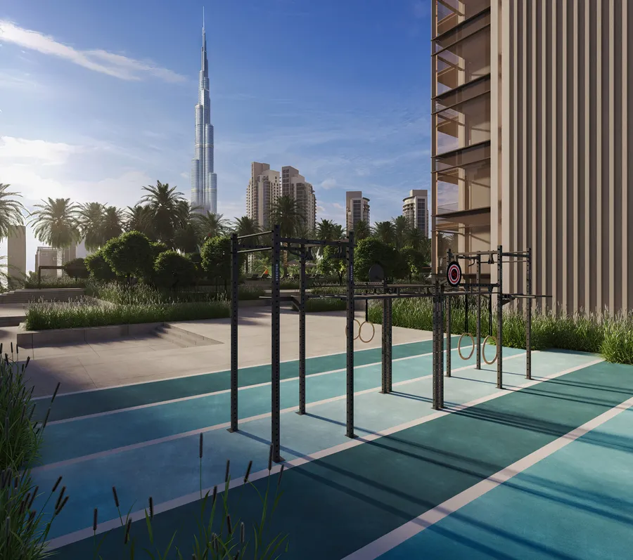 Outdoor Fitness Area at The Edge.