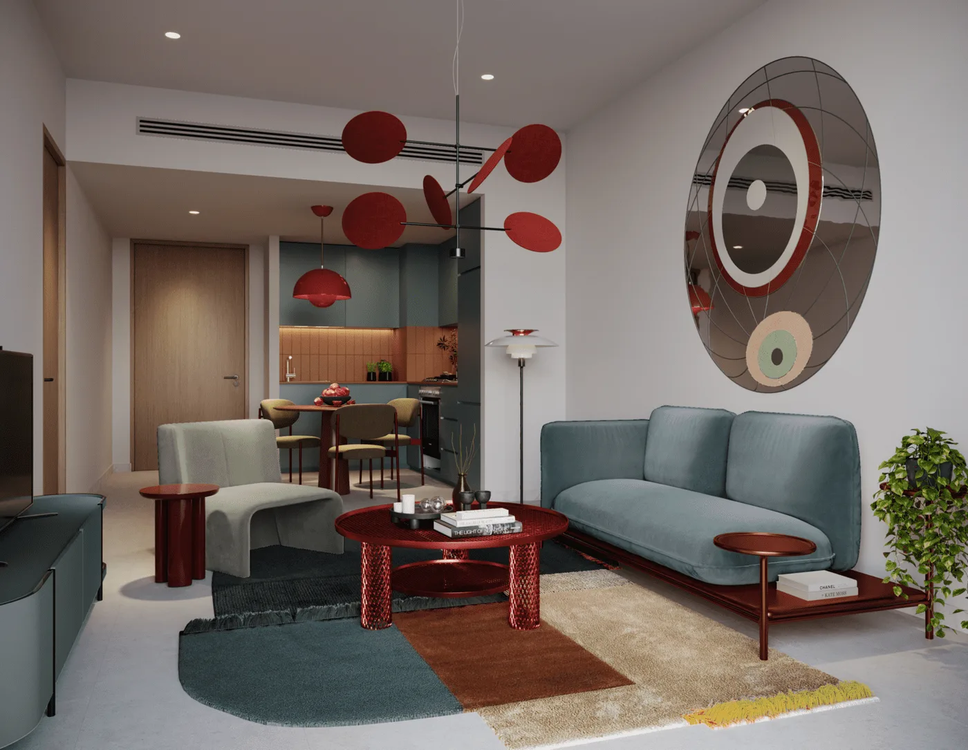 Interior render at The Edge.