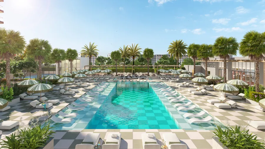 Infinity Swimming Pool at Hyde Residences.