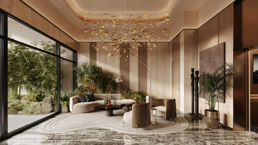 Lounge Sitting at Oasis Residences.