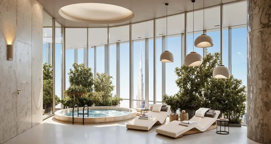 Jacuzzi at DWTN Residences.