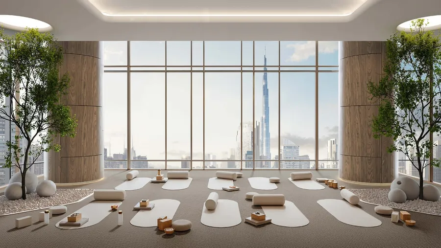 Yoga Studio at DWTN Residences.