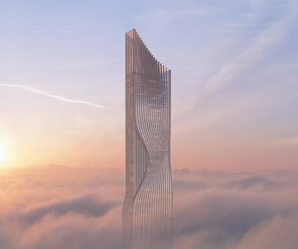 Tiger Sky Tower, Business Bay · render 3