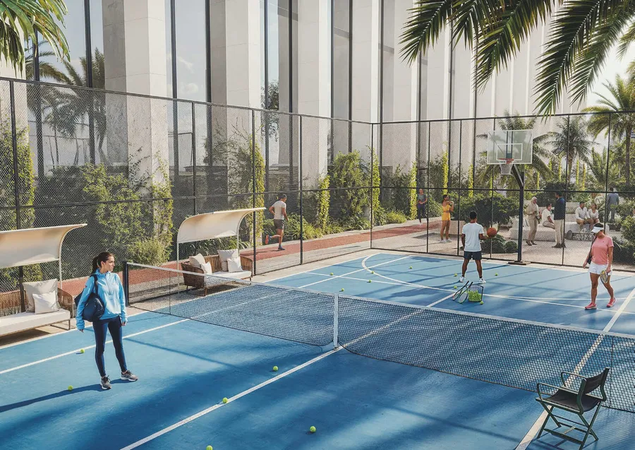 Sport Courts at Tiger Sky Tower.