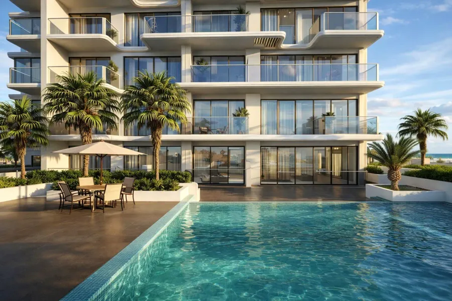 Swimming Pool at Sea View Residence.