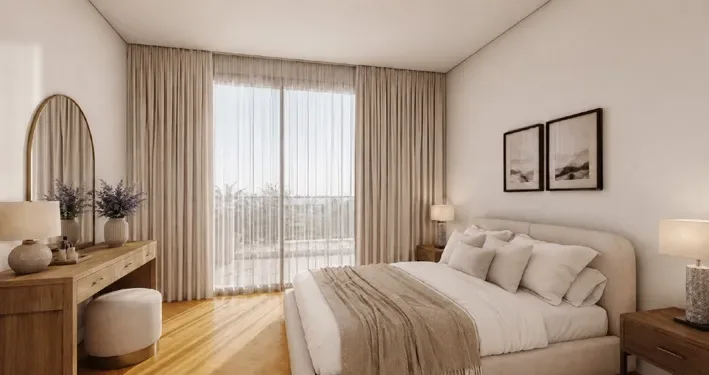 Interior render at Sea View Residence.
