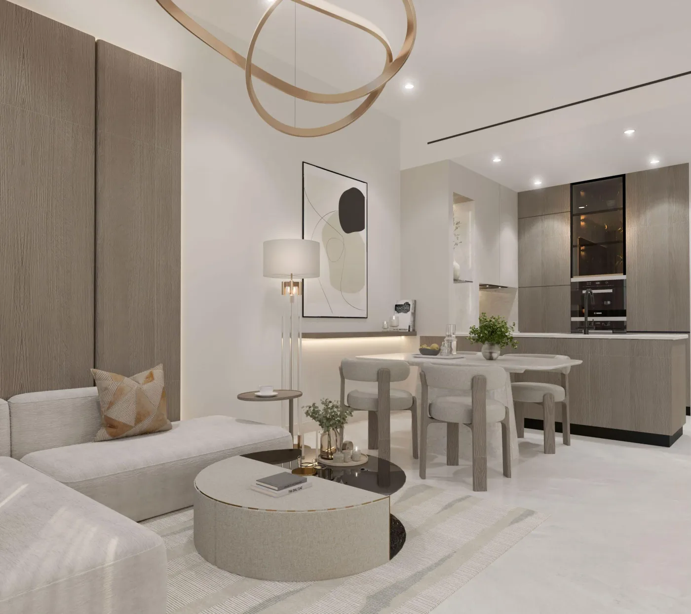 Interior render at Mi Casa.