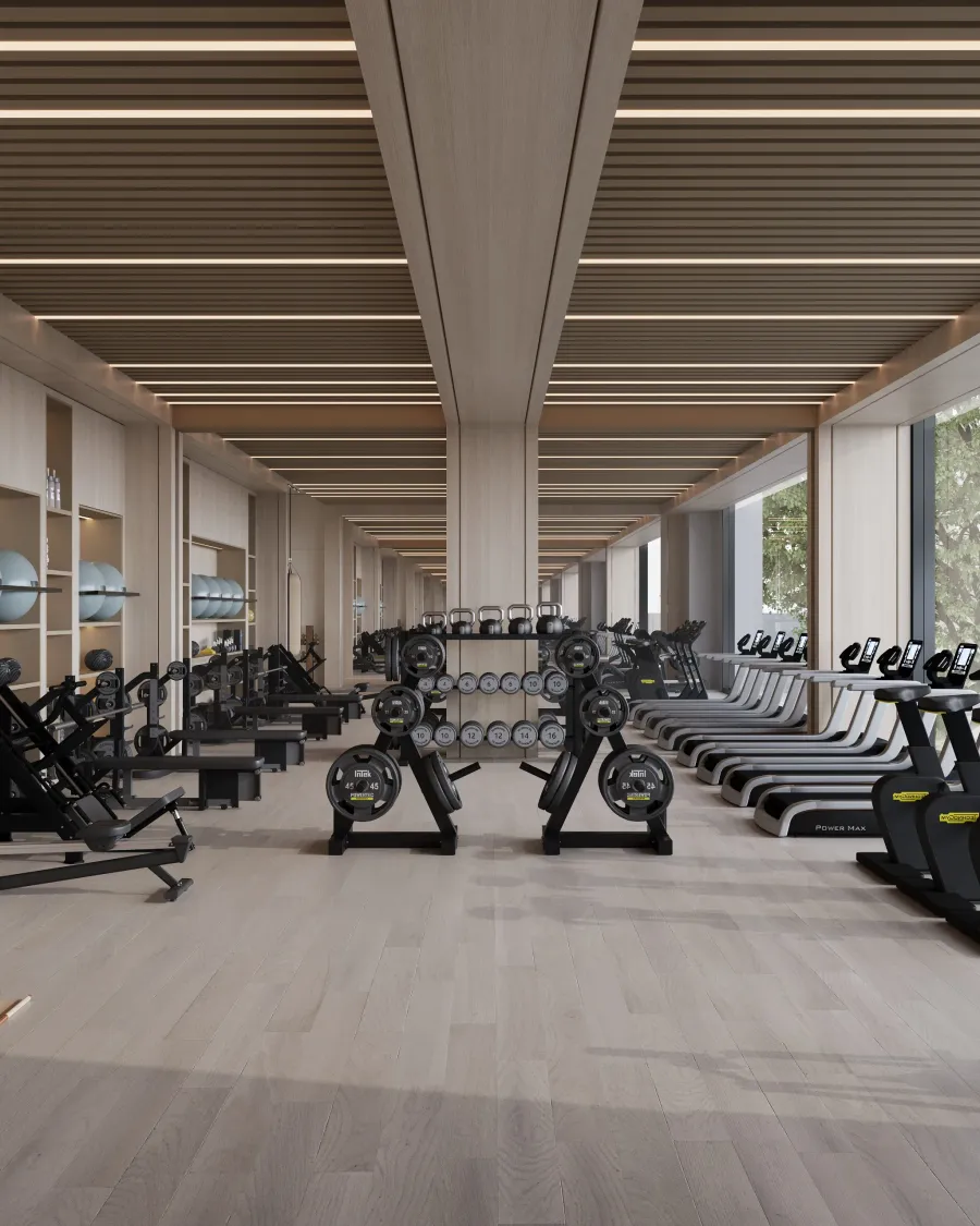 Modern Gym and Wellness Studio at The Collective.