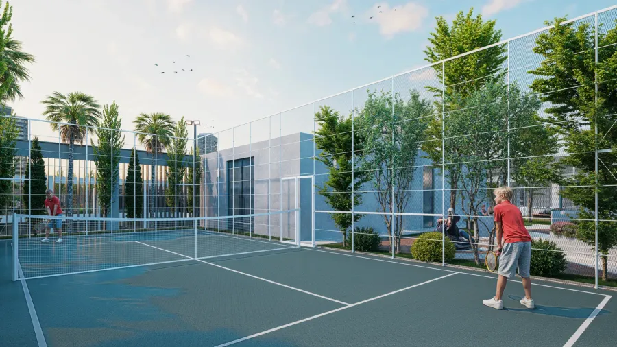 Padel Court at The Collective.