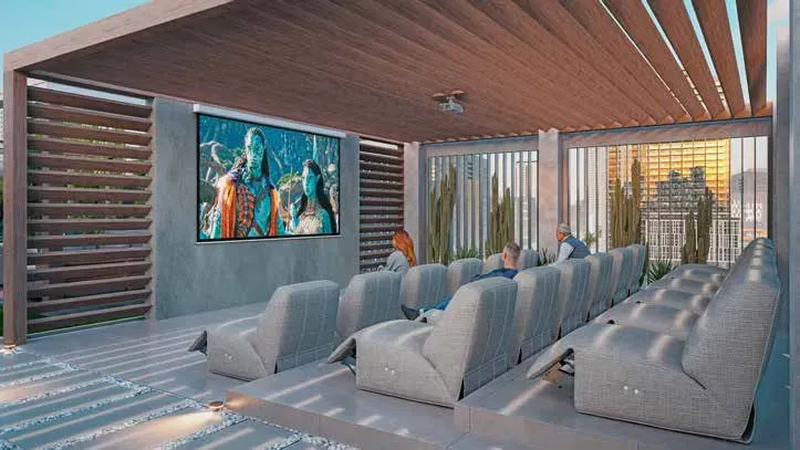 Open-Air Cinema at The Collective.