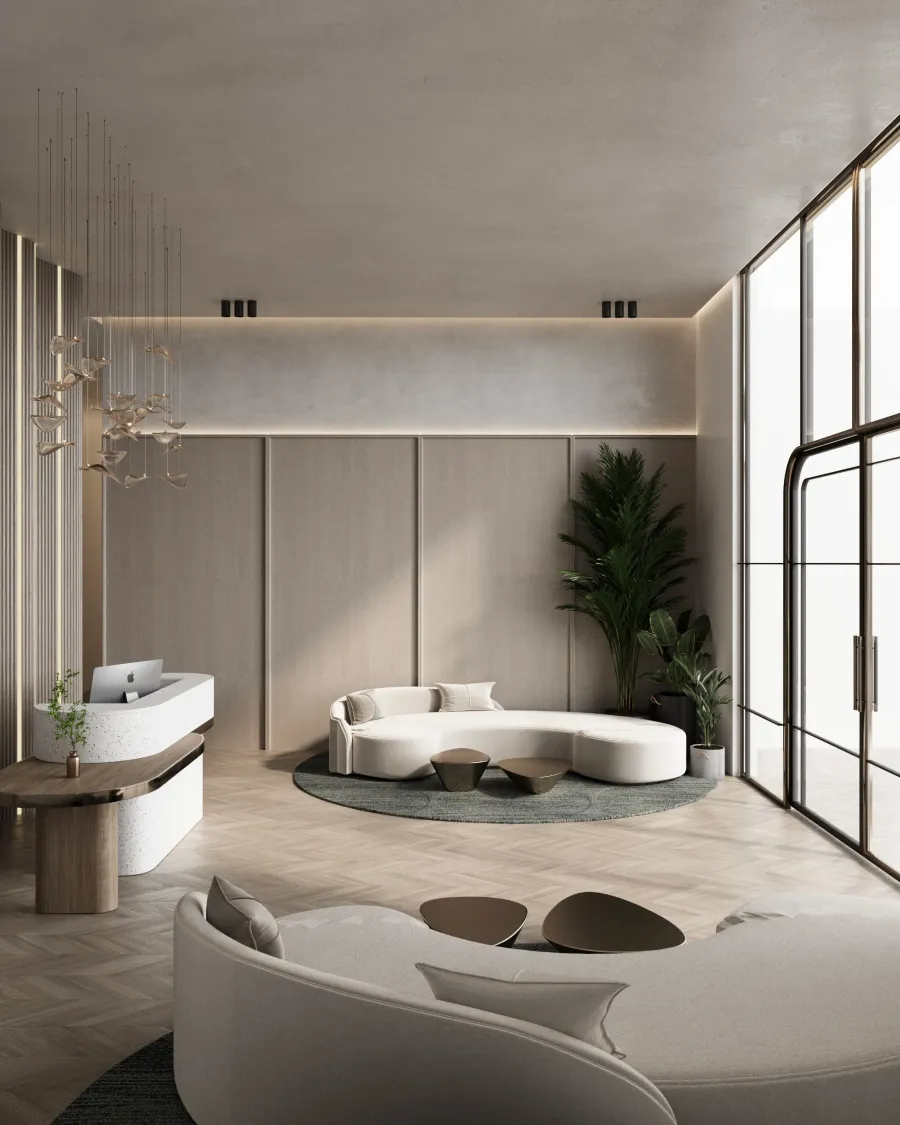 Residents' Lobby with the Concierge Service at The Collective.