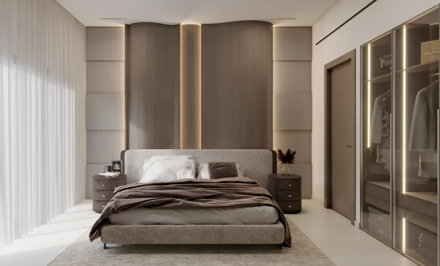Interior render at Beverly Park.