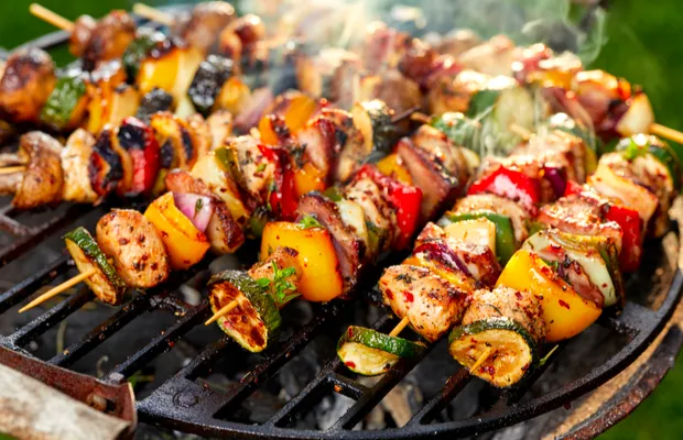 Bbq Terrace at Wadi Villas.
