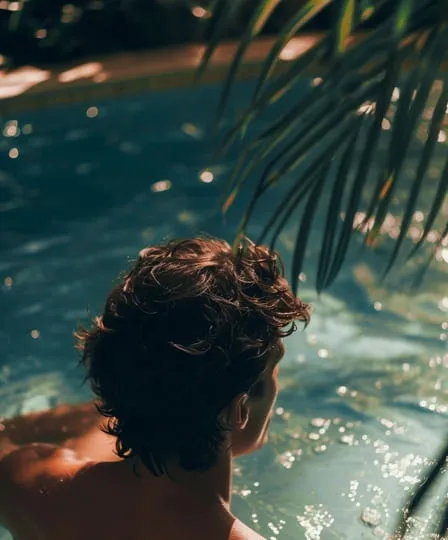 Lap Pool at Wadi Villas.