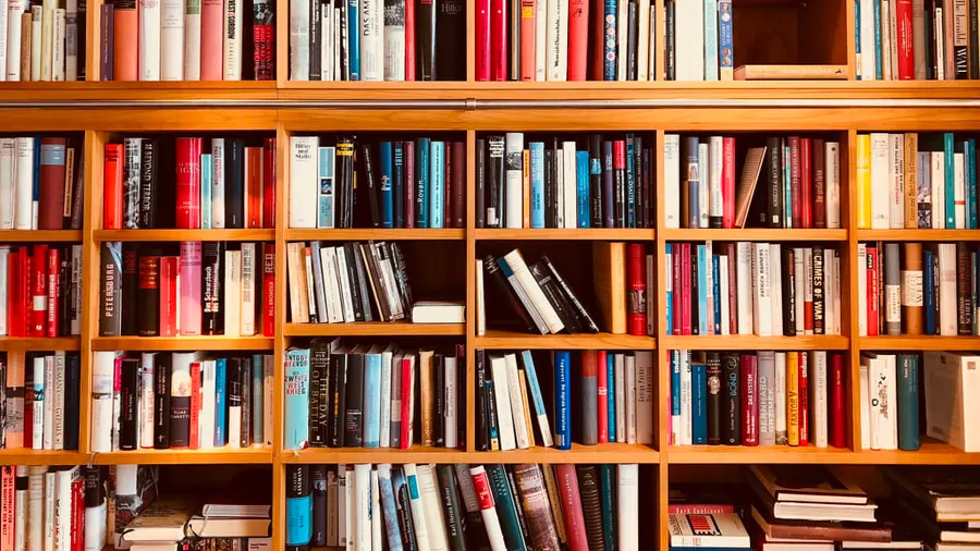 Library at Wadi Villas.