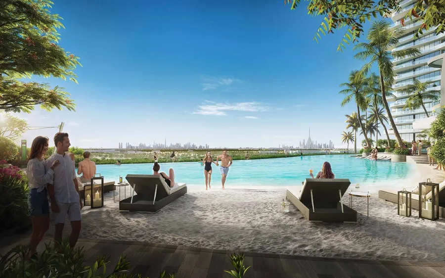Viewing Deck With Lounge at Laguna Residence.
