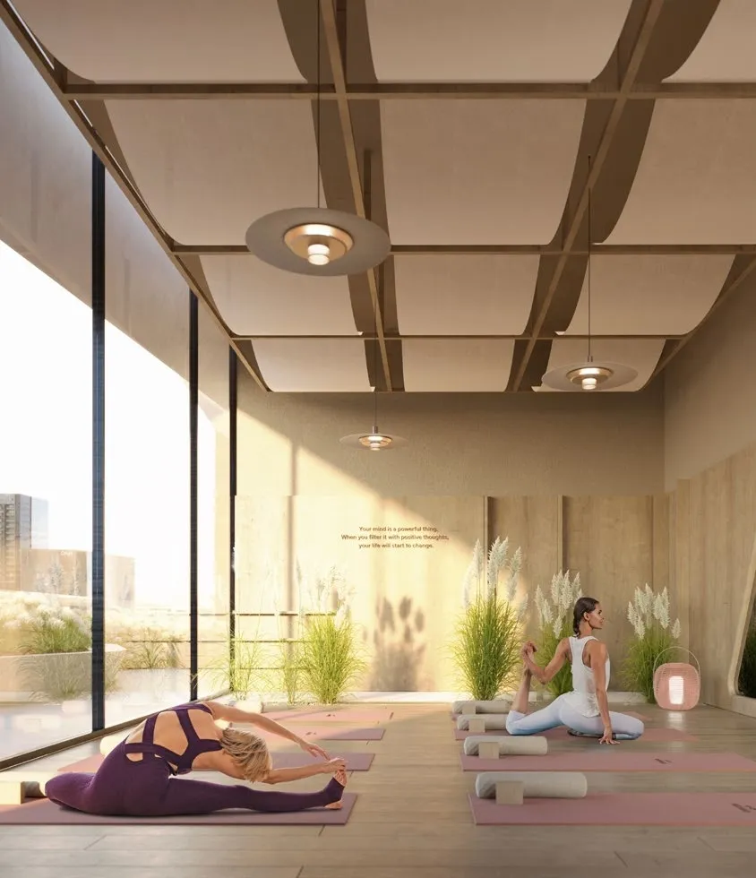 Yoga / Relax Room at Iconic Tower.