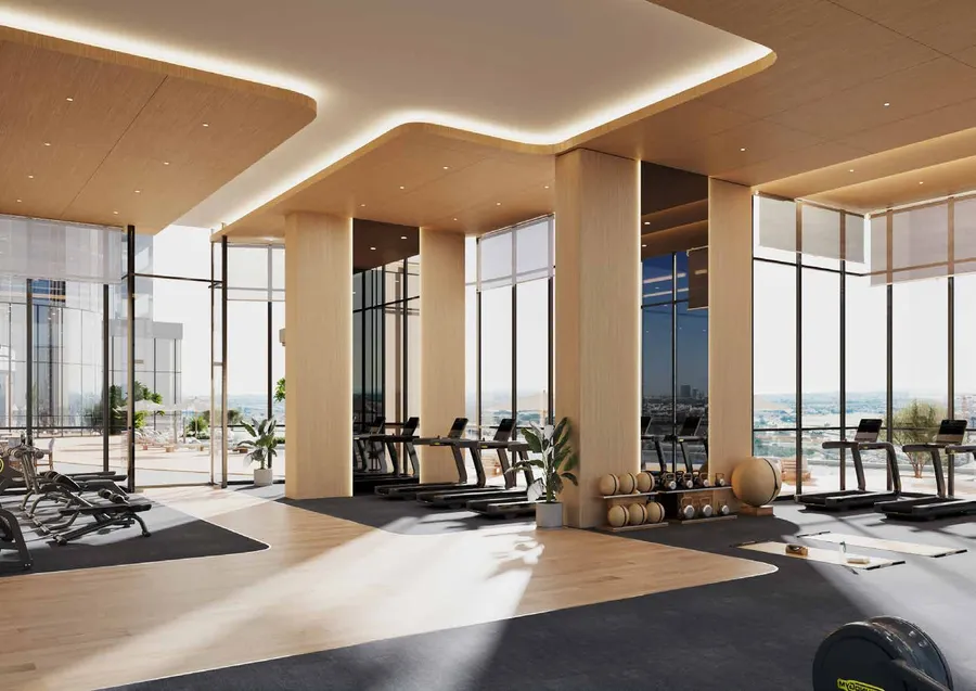 Multiple Gyms And Fitness Spaces at Al Habtoor Tower.