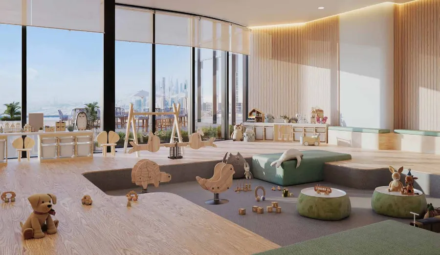 Kids Play Areas, Designed With Safety In Mind at Al Habtoor Tower.