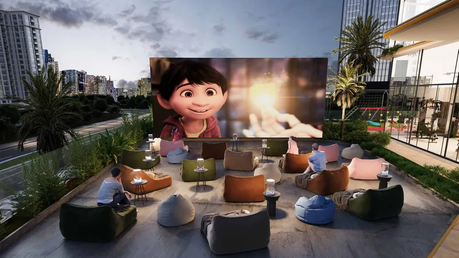 Outdoor Cinema at Antalya.