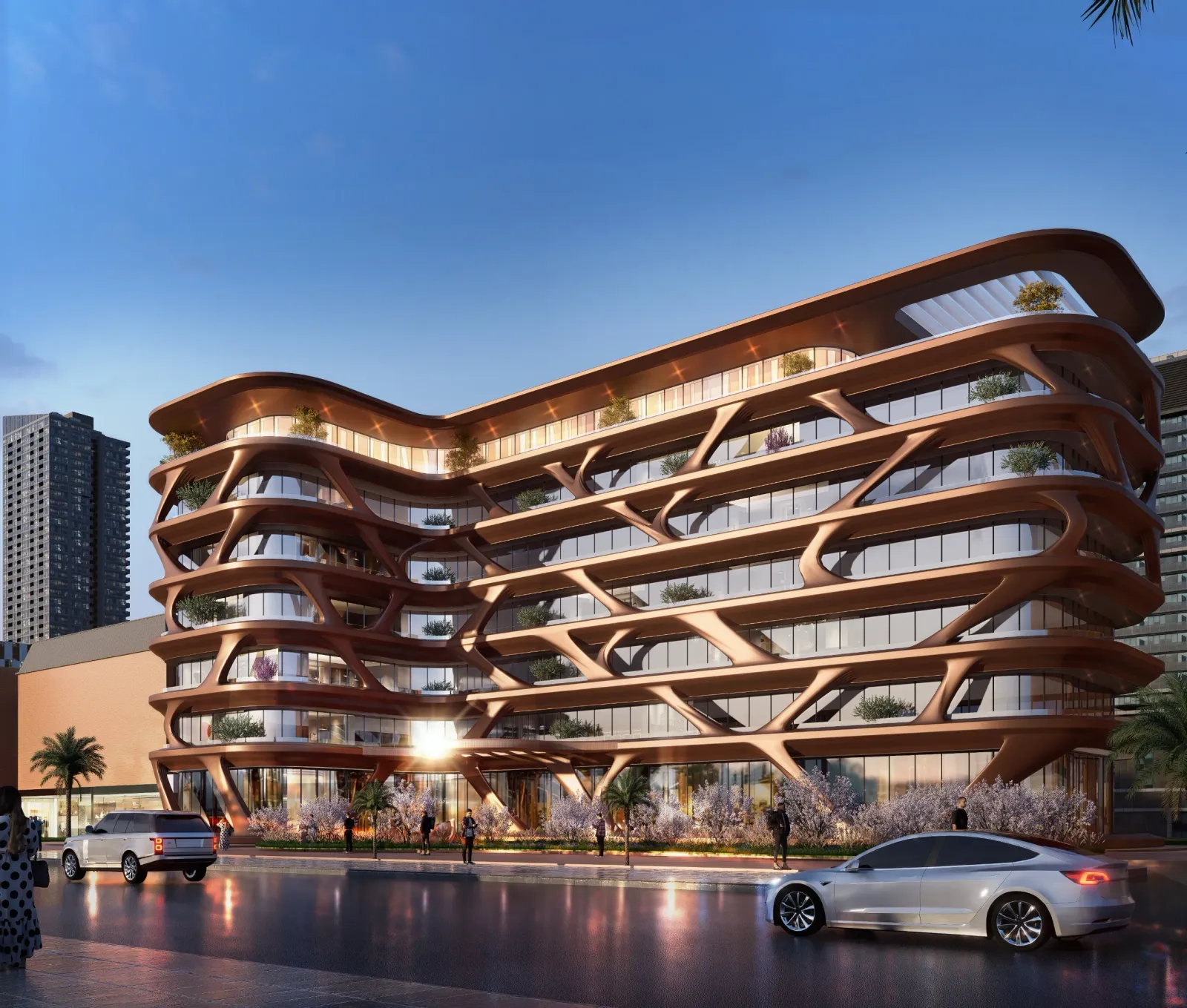 Magnolia, Dubai Internet City · render 3