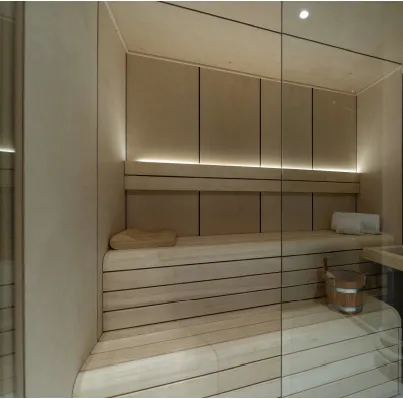 Sauna at Trinity.