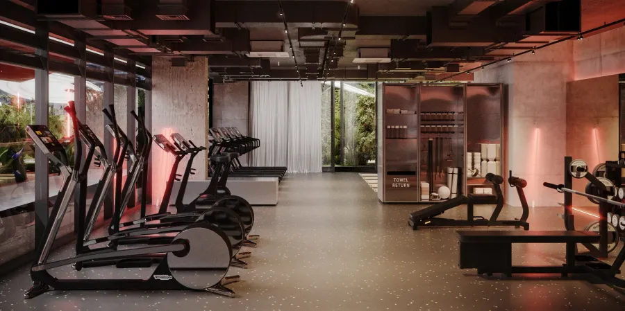 Gym at Vibe.