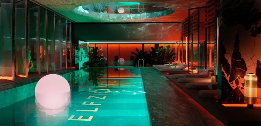Indoor Swimming Pool at Vibe.