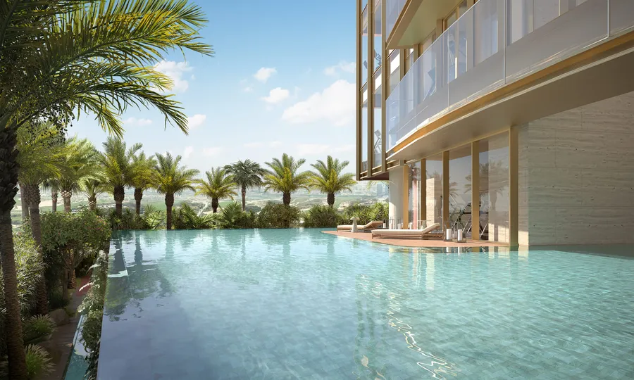 Pool Deck at Six Senses Residence.