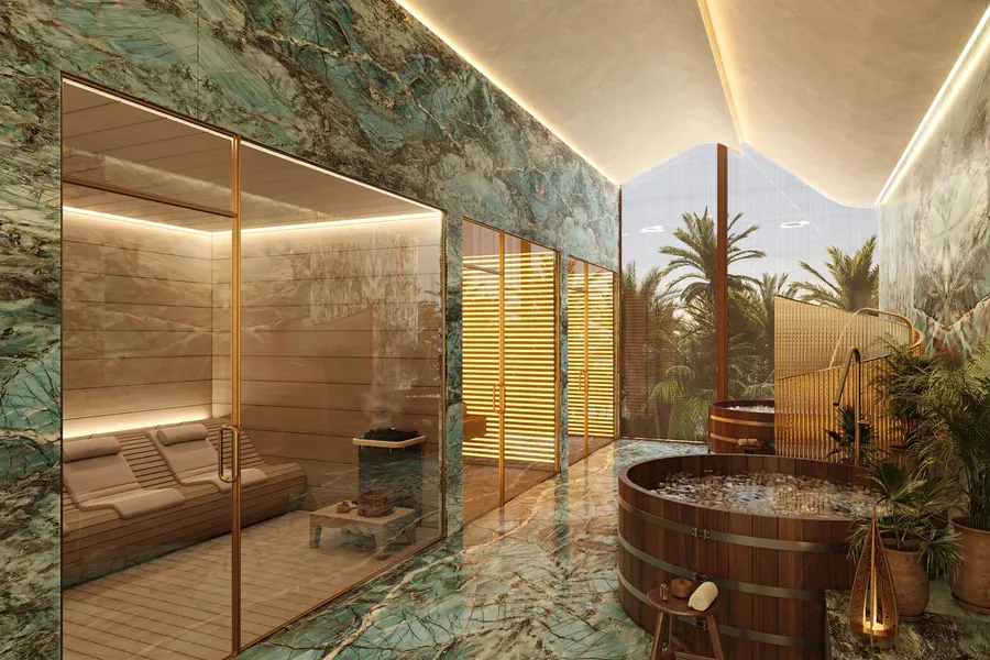 Ice Bath at Six Senses Residence.