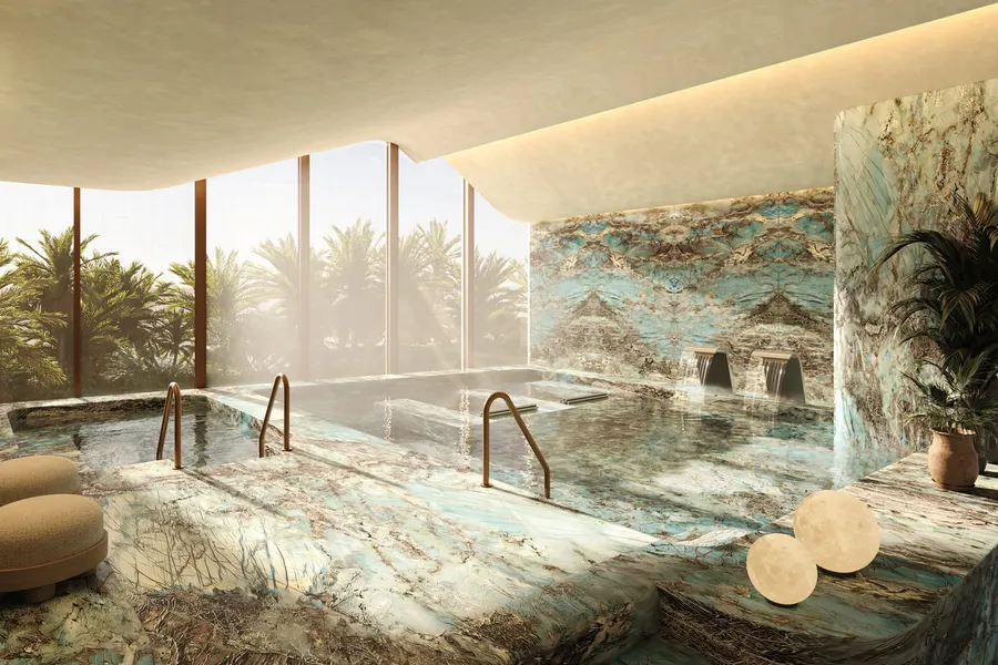 Massage Pool at Six Senses Residence.