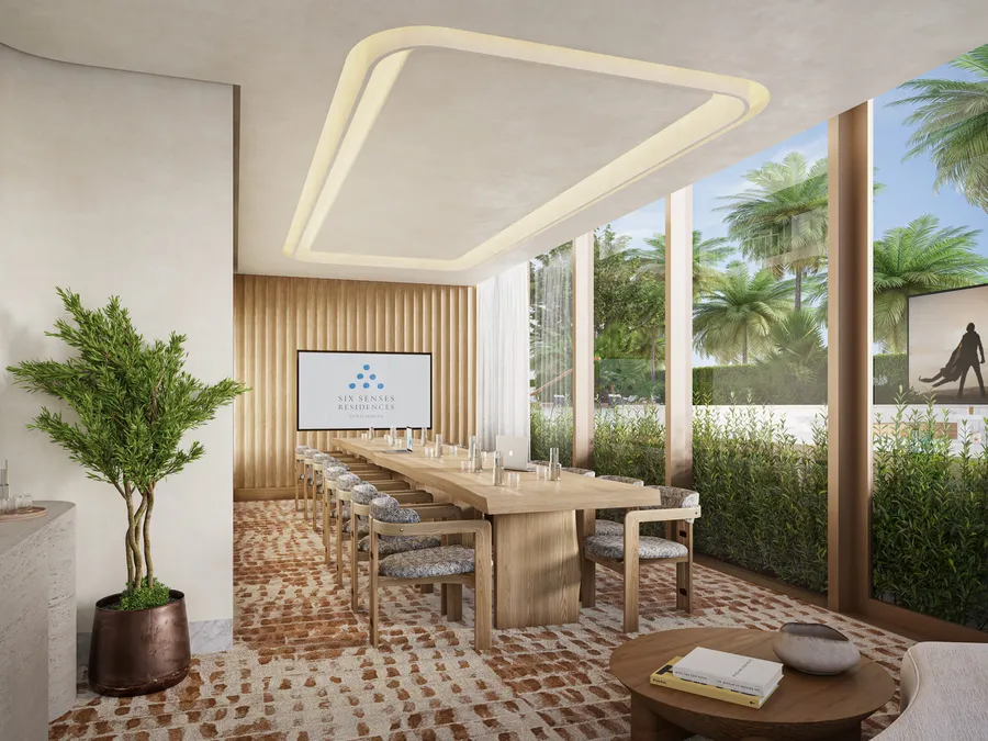 Meeting Room at Six Senses Residence.