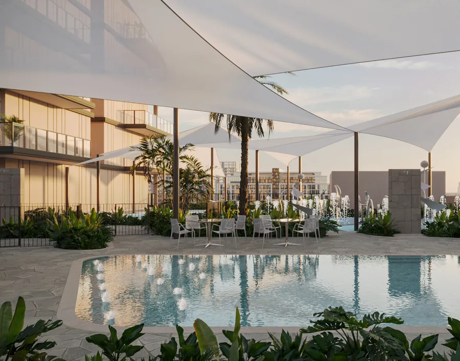 Outdoor Lounge at DoubleTree by Hilton.