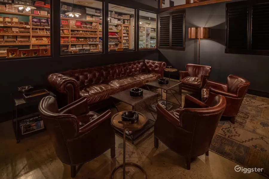 Cigar Lounge at Orla Dorchester Collection.