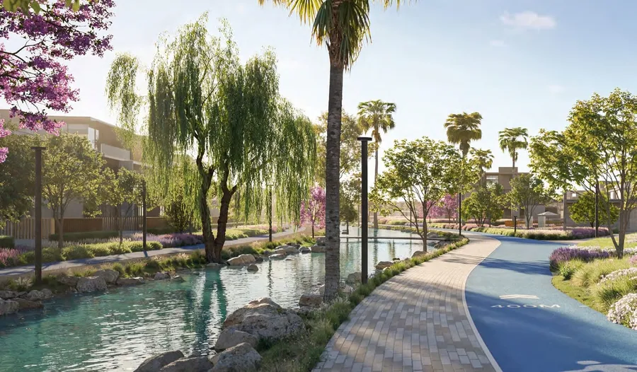 Lagoon at Nad Al Sheba Gardens Phase 9.