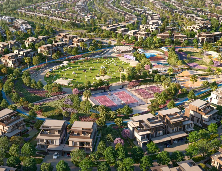 Sports Facilities at Nad Al Sheba Gardens Phase 9.