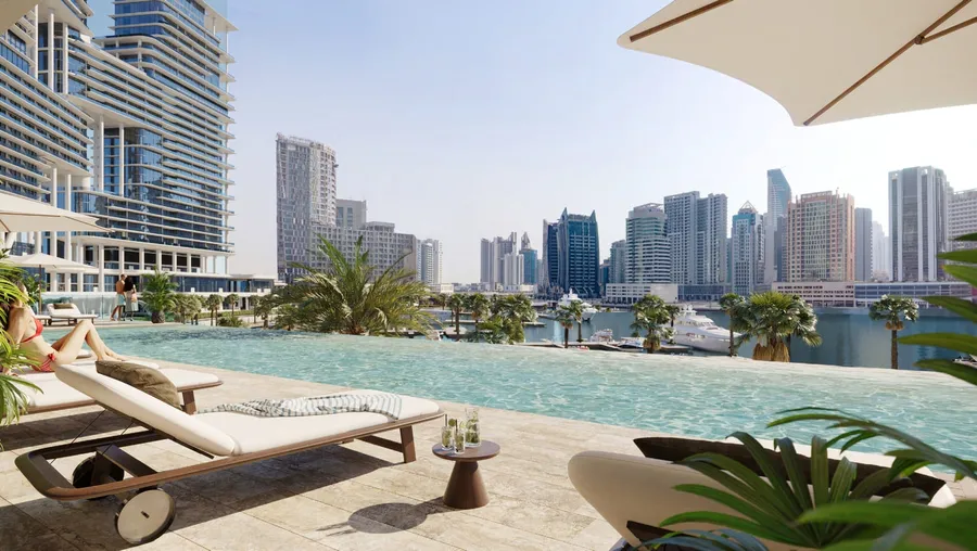 Infinity Lap Pool at Vela Dorchester Collection.