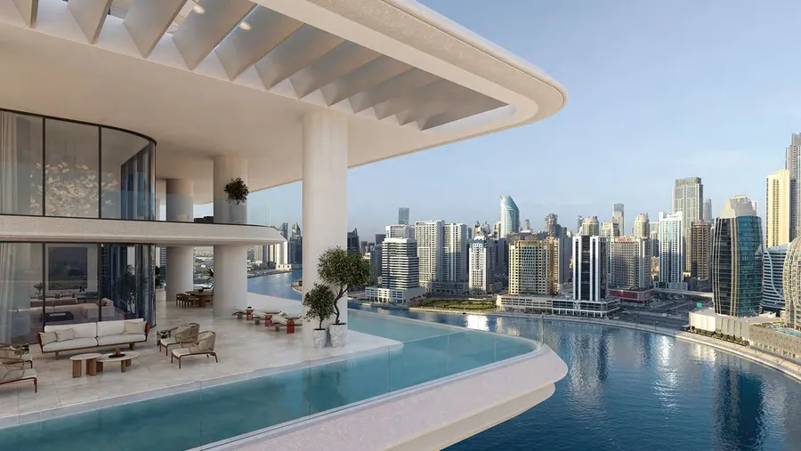 Wraparound Pools at Vela Dorchester Collection.