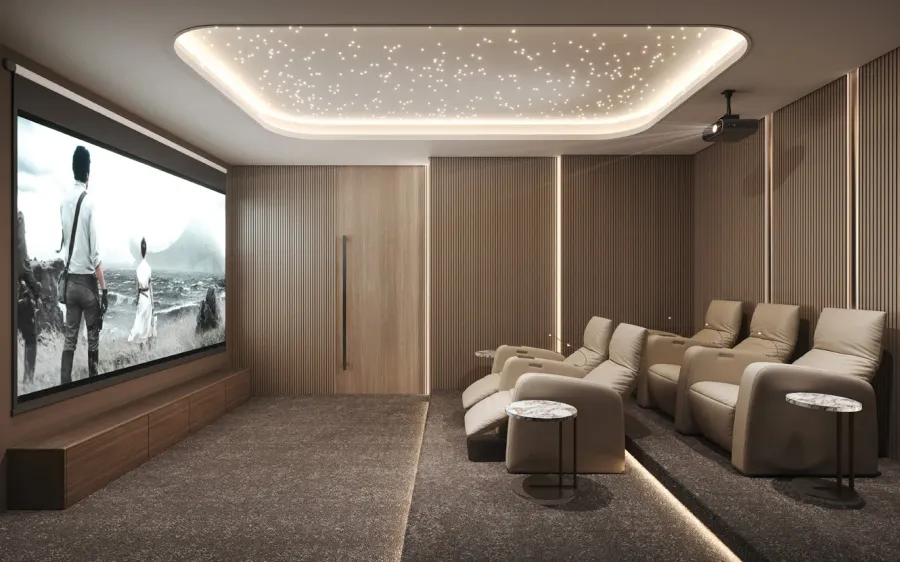 Cinema at Hilton Residences.