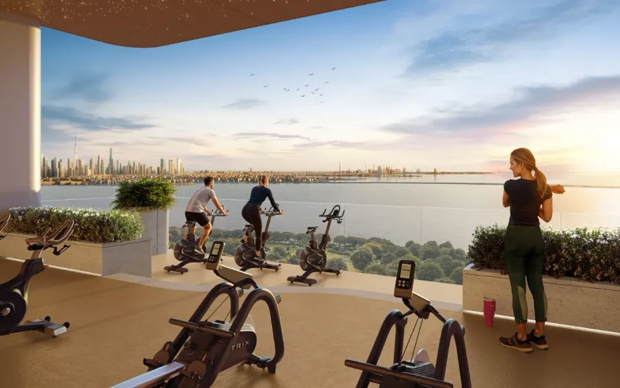 HIIT Workout Area at Hilton Residences.