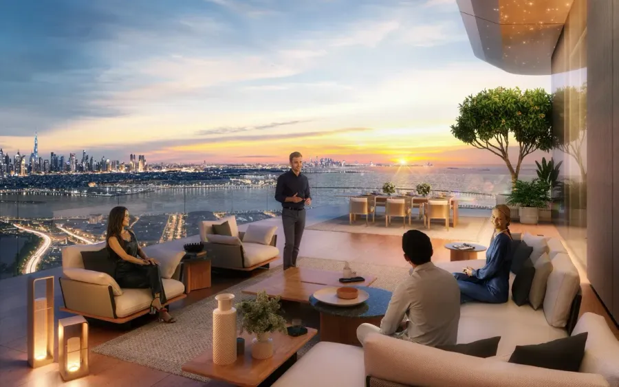 Casual Sky Lounge at Hilton Residences.
