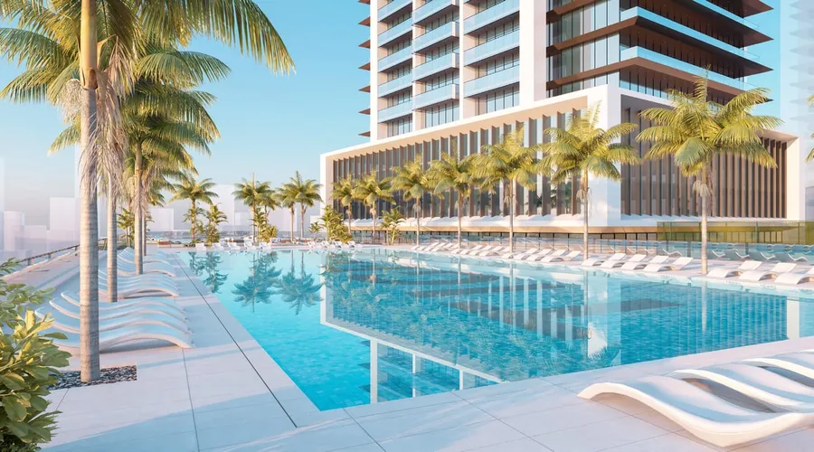 Swimming Pool at Auresta Tower.