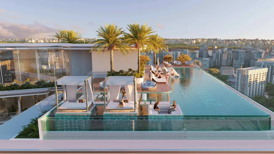 Roof Top Poolside Cabana at Cove Grand.