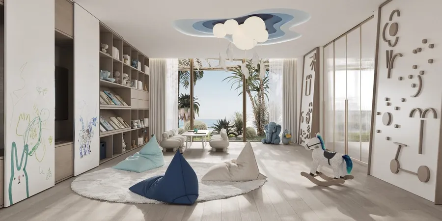 Outdoor & Indoor Kids Play Area at Nikki Beach Residences.