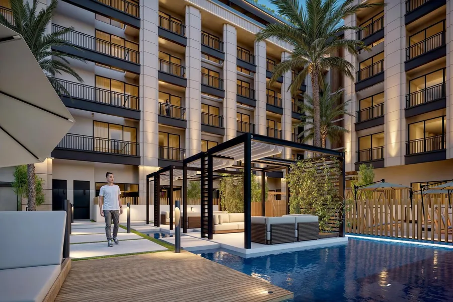 Floating Cabanas at Berkeley Square.