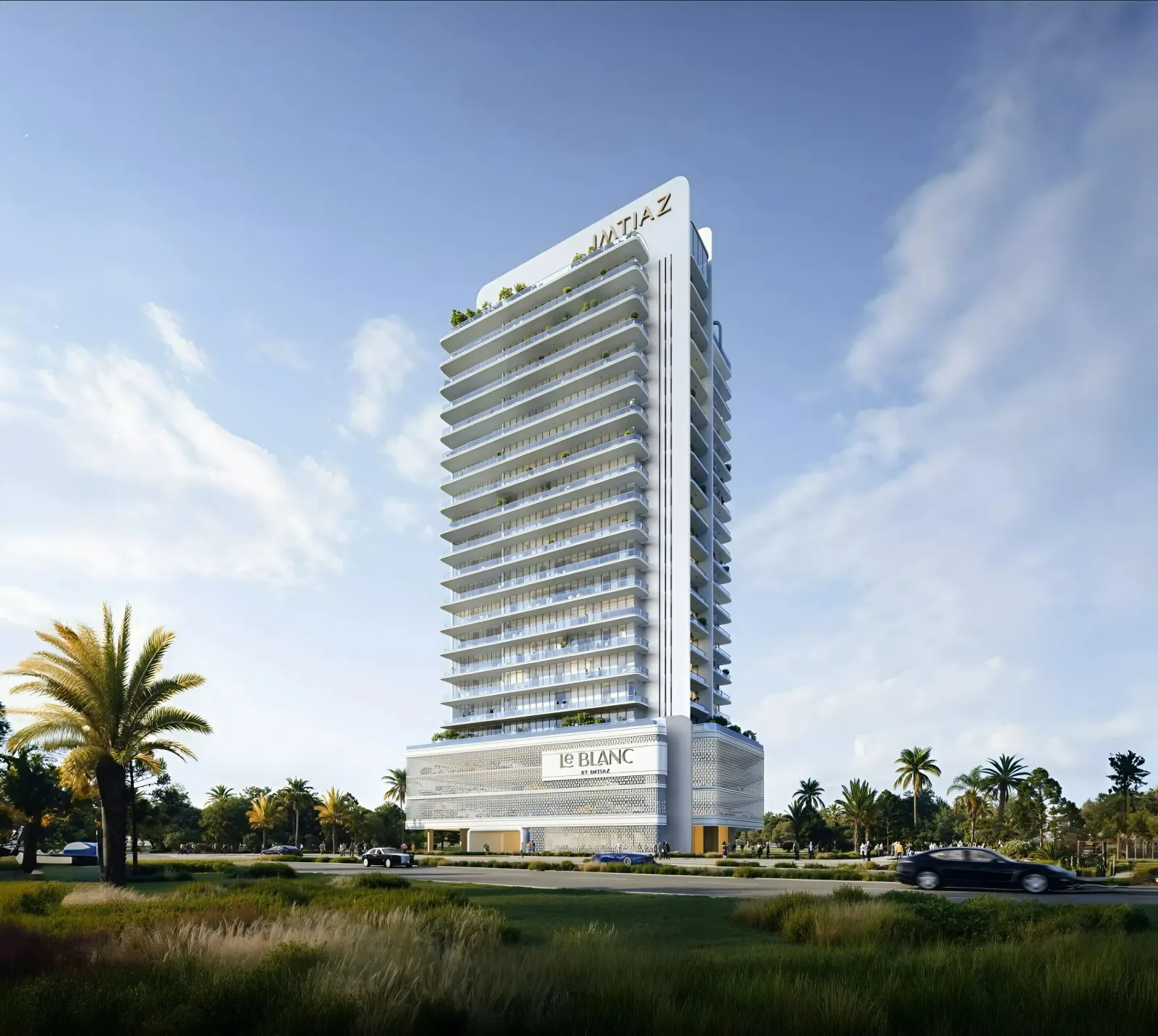Le Blanc, Dubai Land Residence Complex · render 1