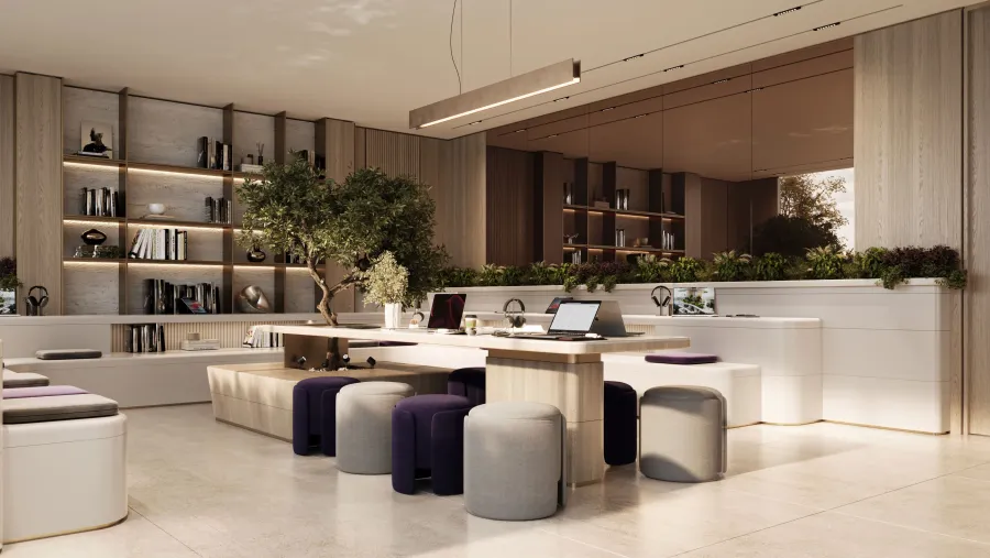 Clubhouse at Le Blanc.