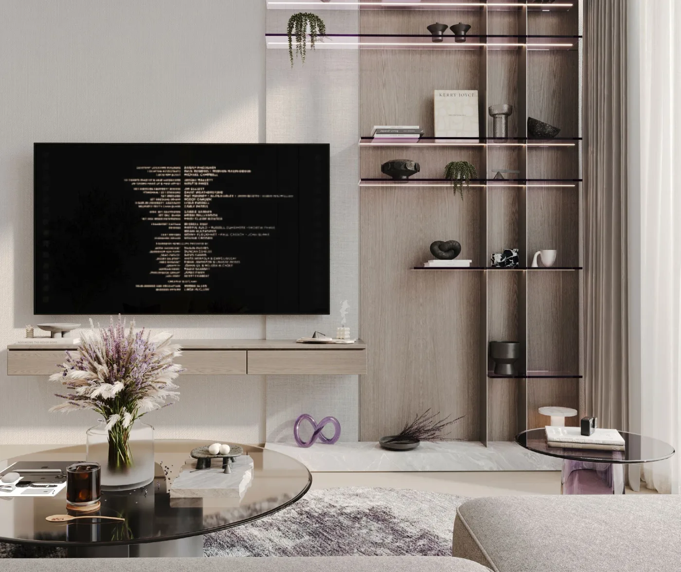 Interior render at Le Blanc.