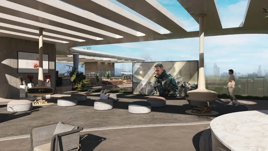 Rooftop Cinema at The Boulevard.