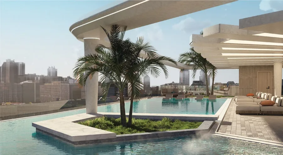 Rooftop Swimming Pool at The Boulevard.